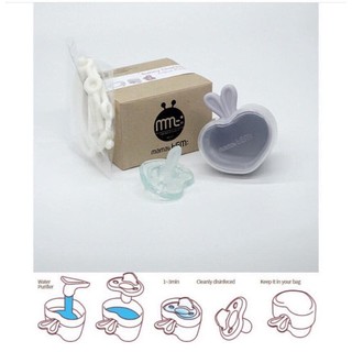 Ti giả silicon cho bé sơ sinh Bunny Chuchu, ty giả siêu mềm Hàn Quốc cho trẻ - Monnie Kids