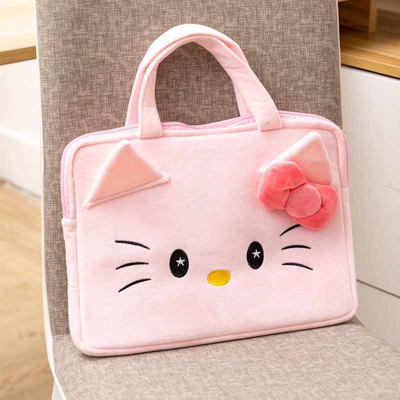 SANRIO Túi Đựng laptop / Máy Tính Bảng 14 inch Họa Tiết Winnie the Pooh / Kuromi / Hello Kitty