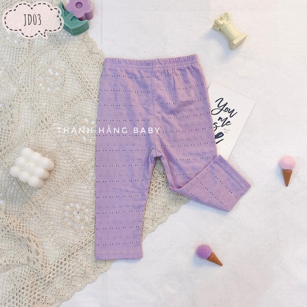 [Mã SKAMFSW175 giảm 10K đơn 50K] Quần Legging Bé Gái, Quần Legging Cho Bé Thanh Hằng Baby 7 Đến 19 Kg