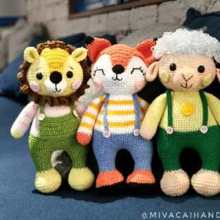 Thú bông móc len: Sư tử Alex
