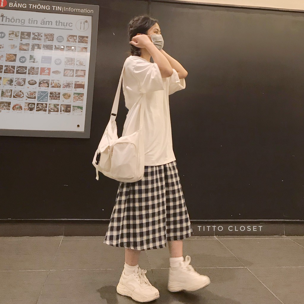 Chân Váy Dài Ulzzang Caro Skirt (Ảnh thật) | BigBuy360 - bigbuy360.vn