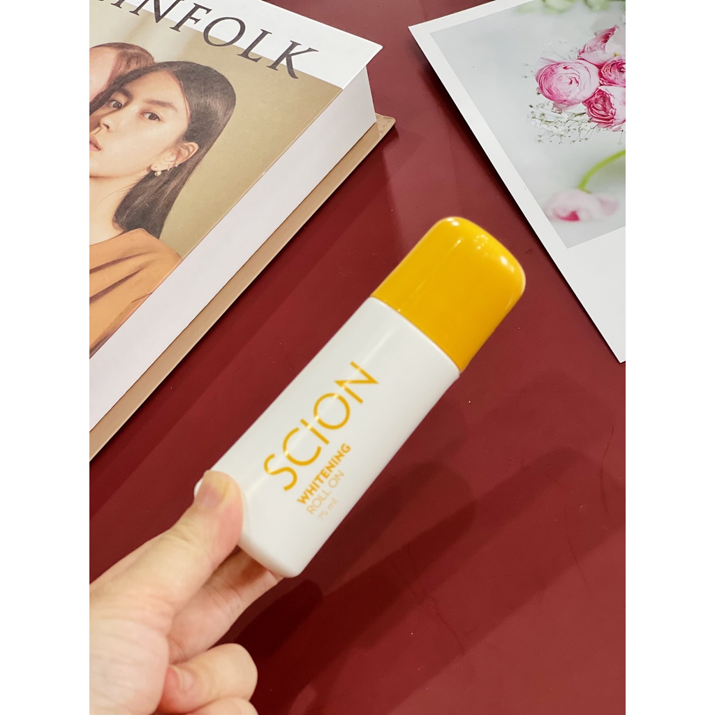 Lăn Khử Mùi NuSkin Scion Pure White Roll Giảm Mùi Cơ Thể, Làm Sáng Vùng Da