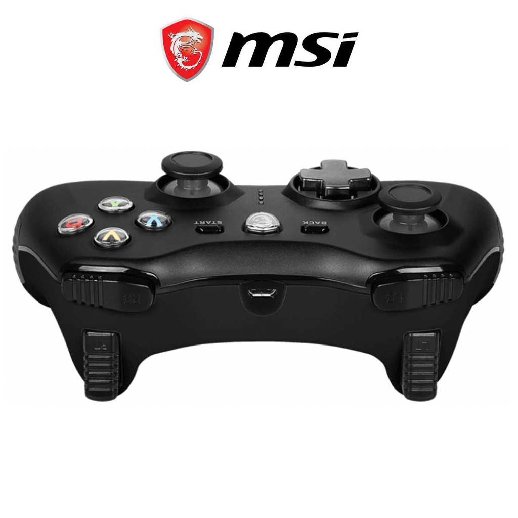 Tay Cầm Chơi Game Không Dây MSI Force GC30 V2 Dây Dài 2M, Tương Thích PS4, PC Laptop Windows, Điện Thoại Máy Tính Bảng