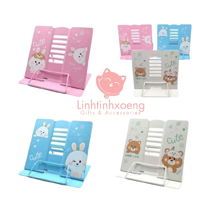 Giá đỡ kẹp giữ sách hình cute