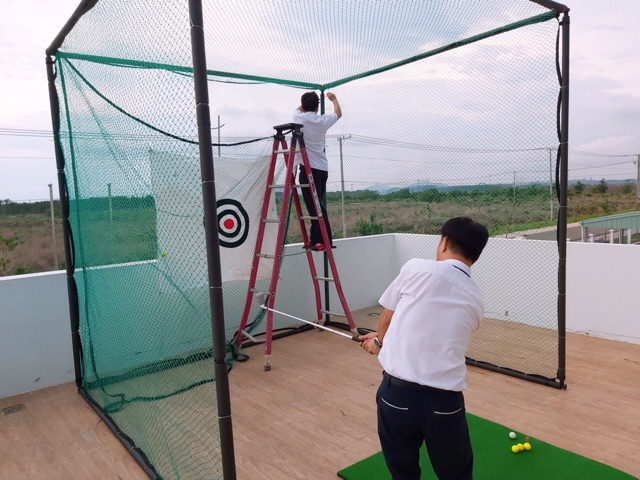 Tâm phát bóng swing Golf [PGM-1,5m x1,5m] : Vải chuyên dụng cao cấp, bền bỉ