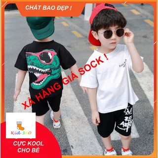 [ XẢ KHO 3 NGÀY ] Áo hè cho bé trai hình khủng long siêu ngầu, chất vải tốt, thoáng mát [ GIẢM GIÁ CỰ SÂU ]