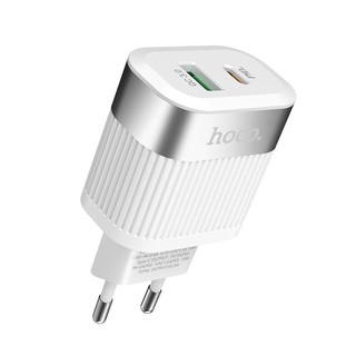 (SIÊU HÓT) Củ sạc siêu nhanh Hoco 2 cổng TYPE C+USB QC 3.0-Hoco C58A
