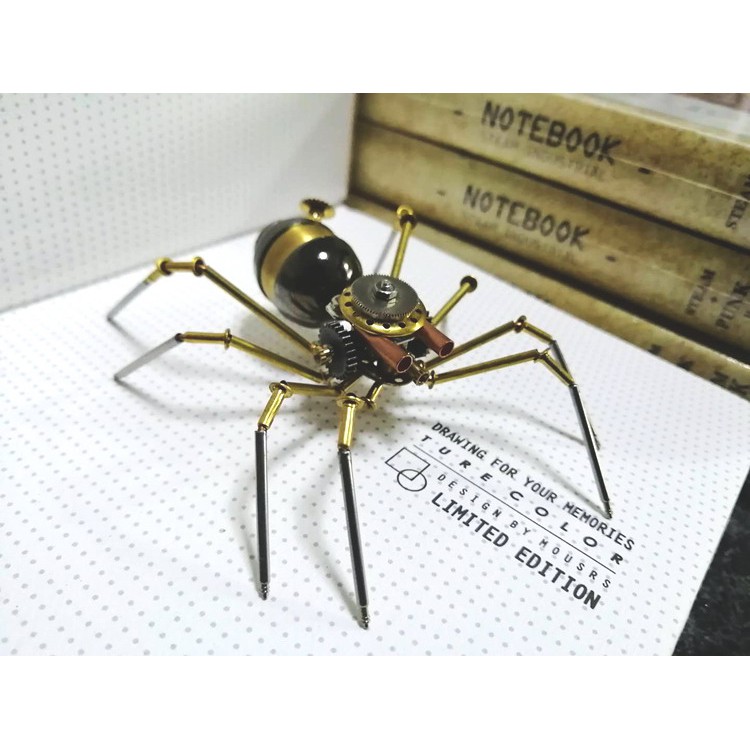 Mô Hình Lắp ghép 3d Kim Loại STEAMPUNK con nhện