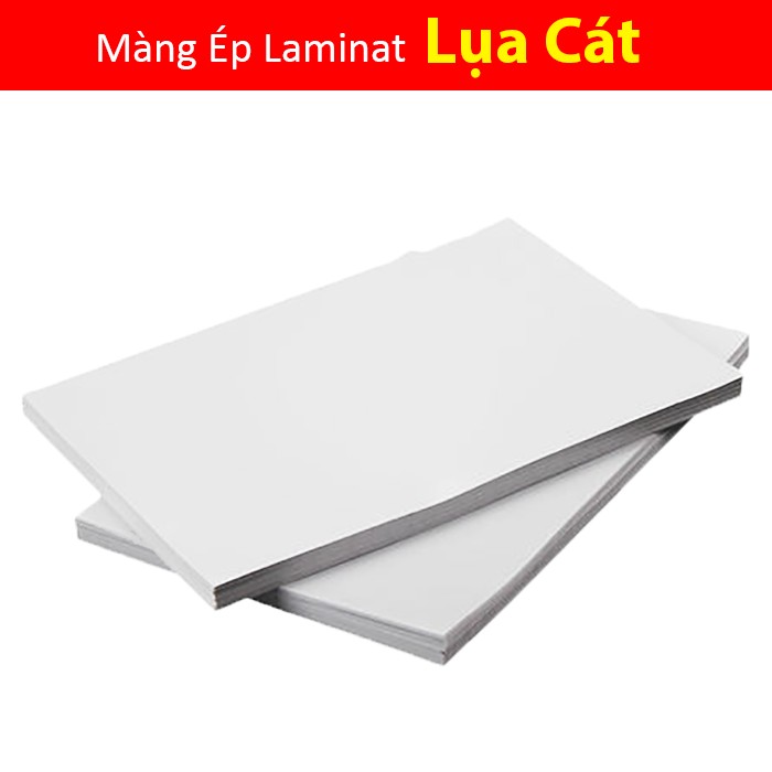 Màng Ép Nguội Laminat Lụa Cát A4 (20 Tờ)