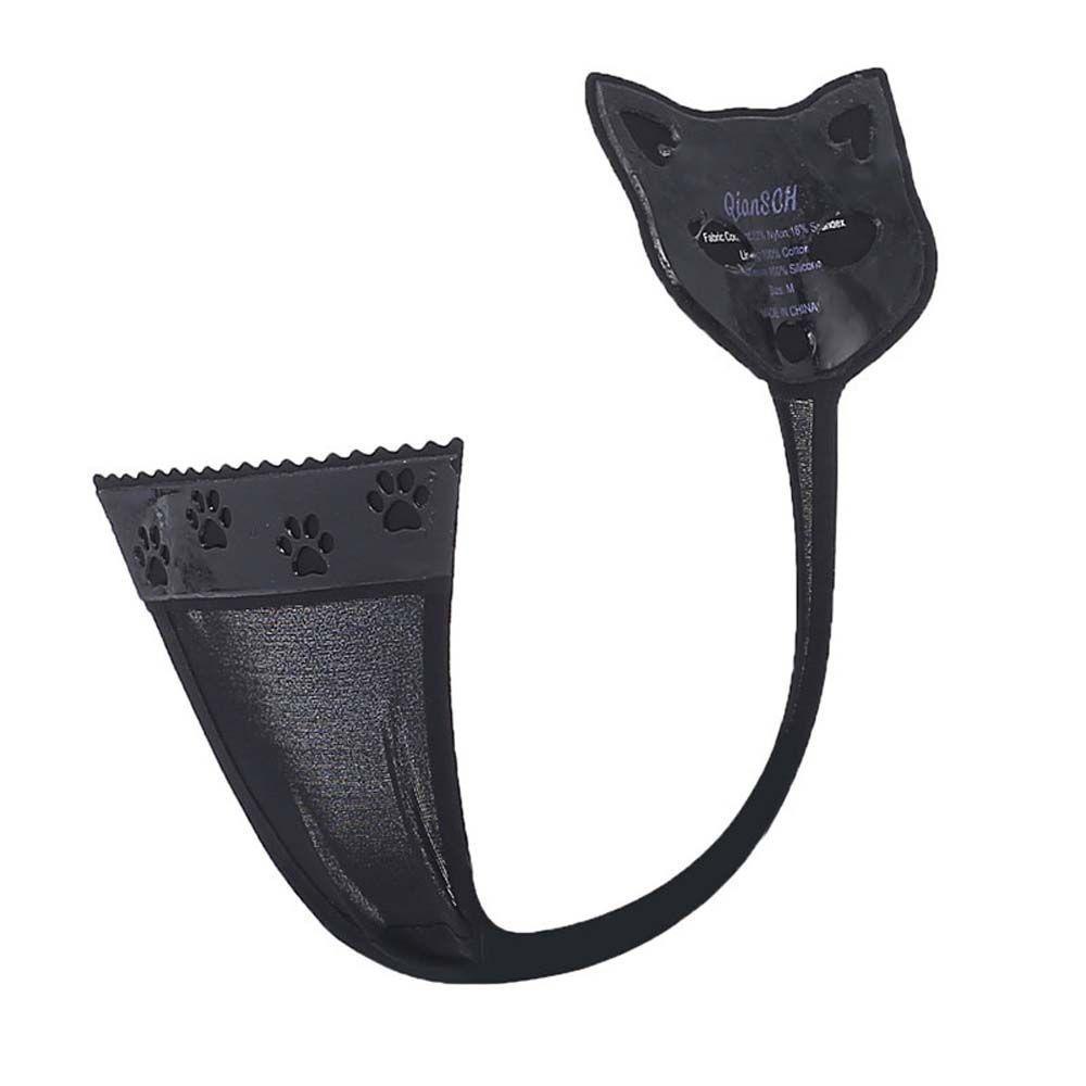 Quần Lót Lụa Lạnh Không Dây Vô Hình Họa Tiết Đầu Mèo Phát Sáng Thoải Mái Cho Nữ