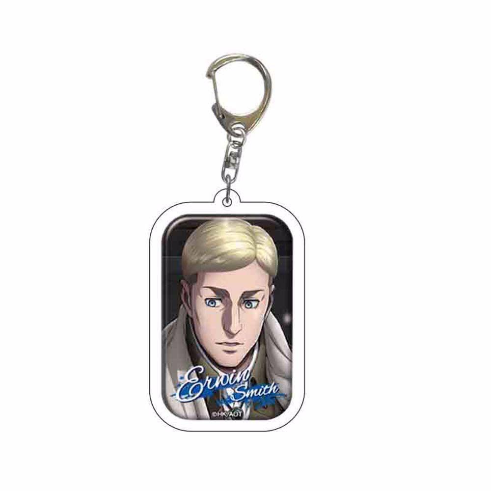 Móc Khóa Hai Mặt Họa Tiết Attack on Titan Dễ Thương Bằng Acrylic