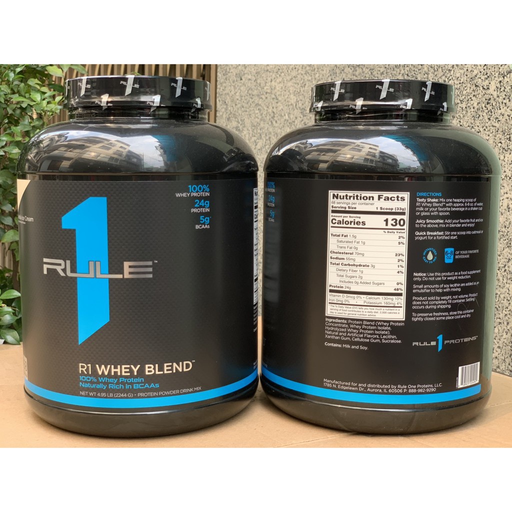 Whey Protein RULE 1 BLEND 5lbs - Tăng Cơ Và Phục hồi Cơ Bắp, Sữa Dinh Dưỡng, Bổ Sung Đạm, phát triển và xây dựng cơ bắp.