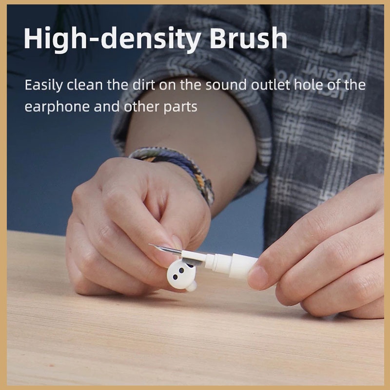 Bộ Dụng Cụ Vệ Sinh Tai Nghe Không Dây Cho i12 Airpods Samsung Android Iphone