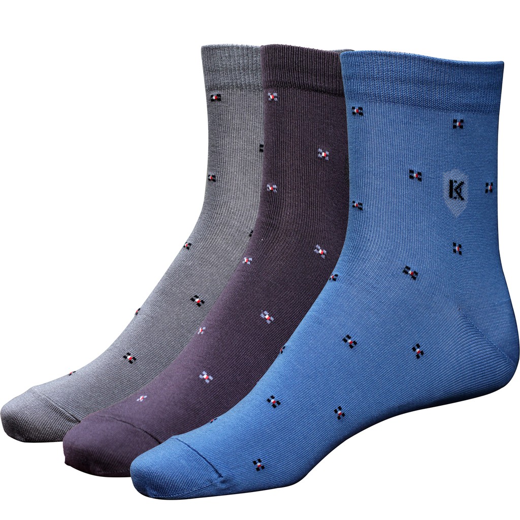 Combo 3 đôi vớ nam Cotton công sở DonaKein
