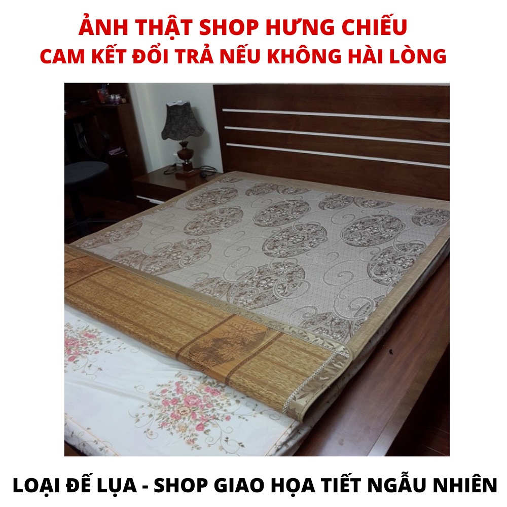 Chiếu trúc tăm vân gỗ tre in hoa tây bắc, cao bằng mùa hè mát lạnh đủ cỡ 80cm 1m2 1m6 1m8 2m2