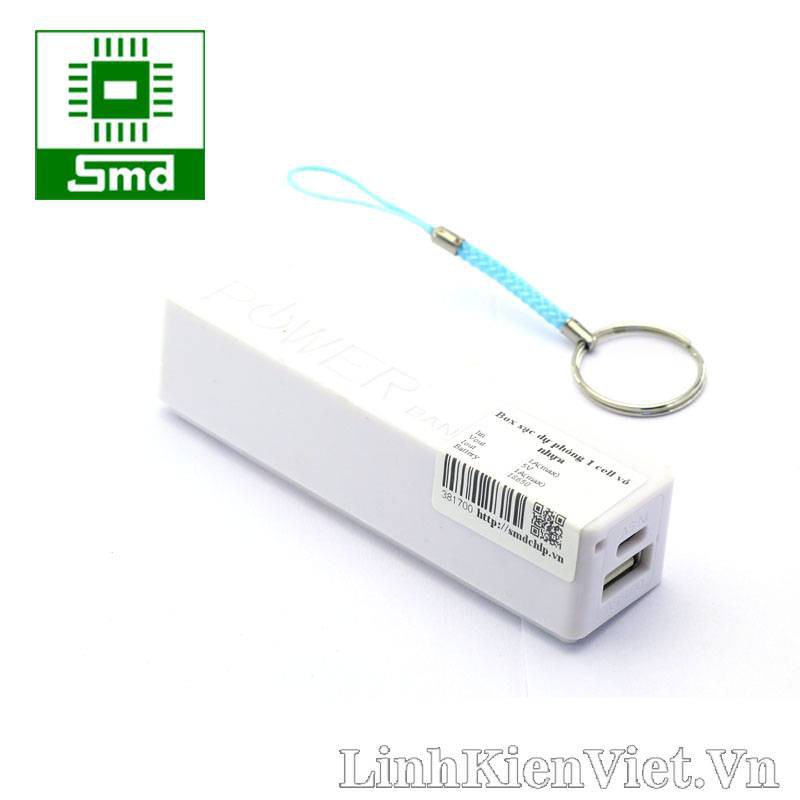 Box sạc dự phòng 1 cell vỏ nhựa (KHÔNG KÈM PIN)