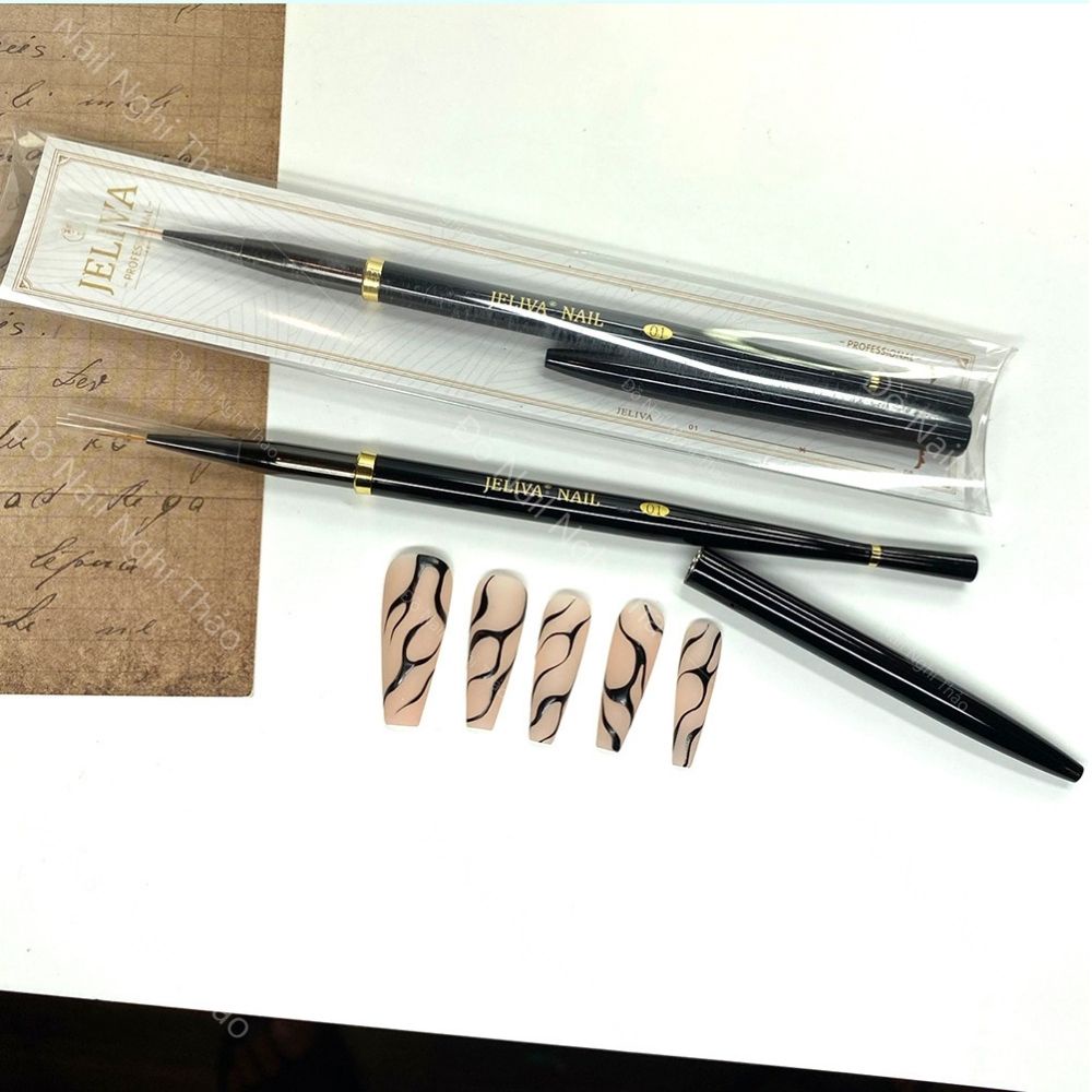 Cọ vẽ móng nét nail Jeliva LADURA số 01