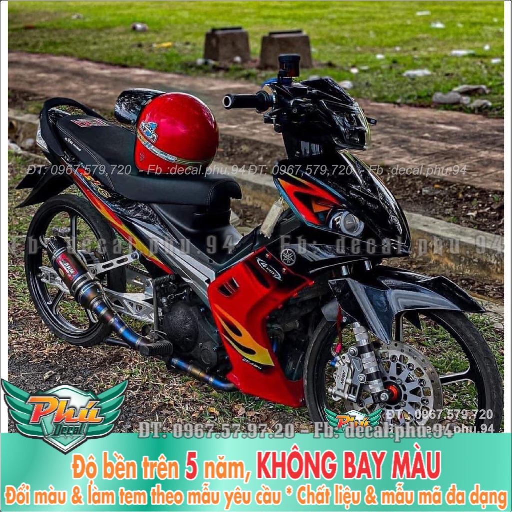 Tem Rời Ex 2010 đỏ đen lửa 2021 (K) -1