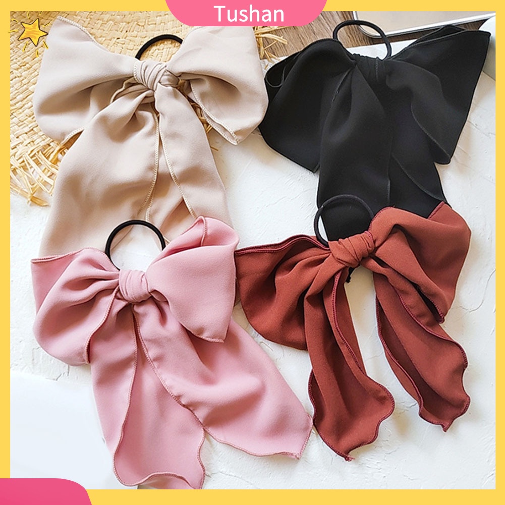 Dây Buộc Tóc Hình Nơ Bản To Thời Trang Dành Cho Nữ