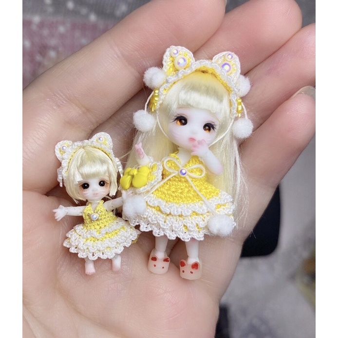 Búp bê bjd 1/24 siêu bé xinh
