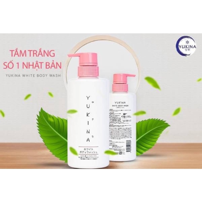 [Mô_Mô_Shop] [Hàng_Nhật] Sữa tắm trắng da Yukina White Body Wash 500ml [Hàng_Auth]