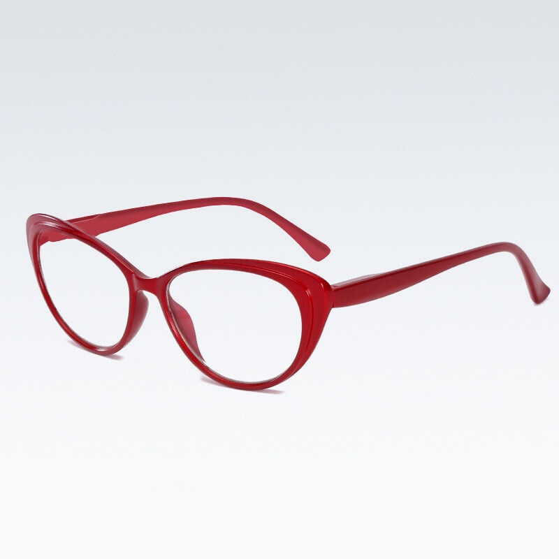 Kính Đọc Sách Mắt Mèo PTQ Cho Unisex + 100, + 150, + 200, + 250, + 300, + 350, + 400