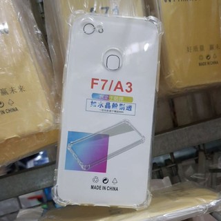 OPPO F7/A3 Ốp lưng dẻo trong 4 cạnh chống sốc
