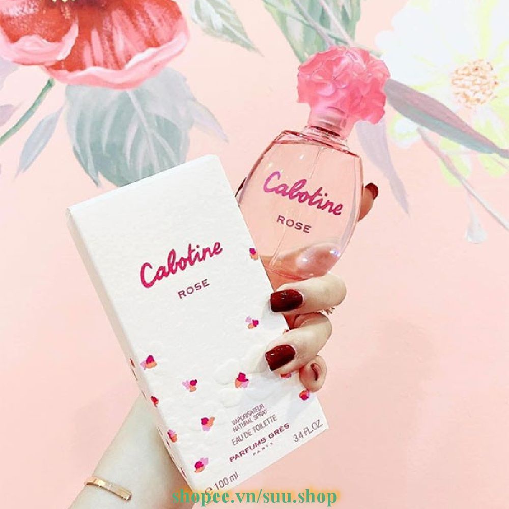 Nước Hoa Nữ 100Ml Gres Cabotine Rose chính hãng