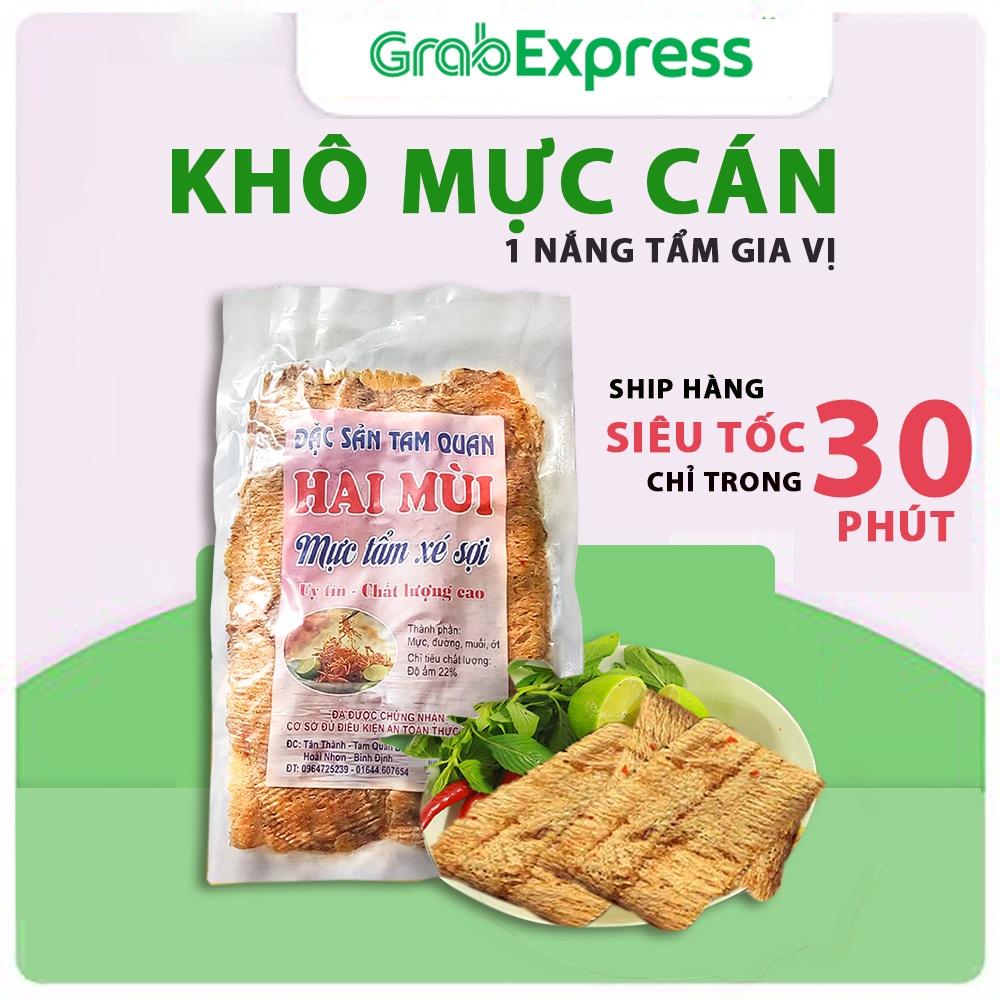 Mực Cán Nguyên Con Loại 1 500gr Chuẩn Vị Siêu Ngon Đặc Sản Mực Khô Miền Trung