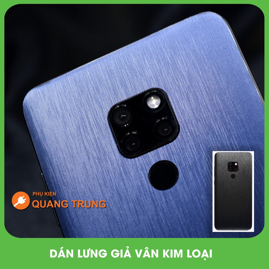 Dán Lưng Skin Vân Xước Kim Loại cho Huawei mate 20 pro