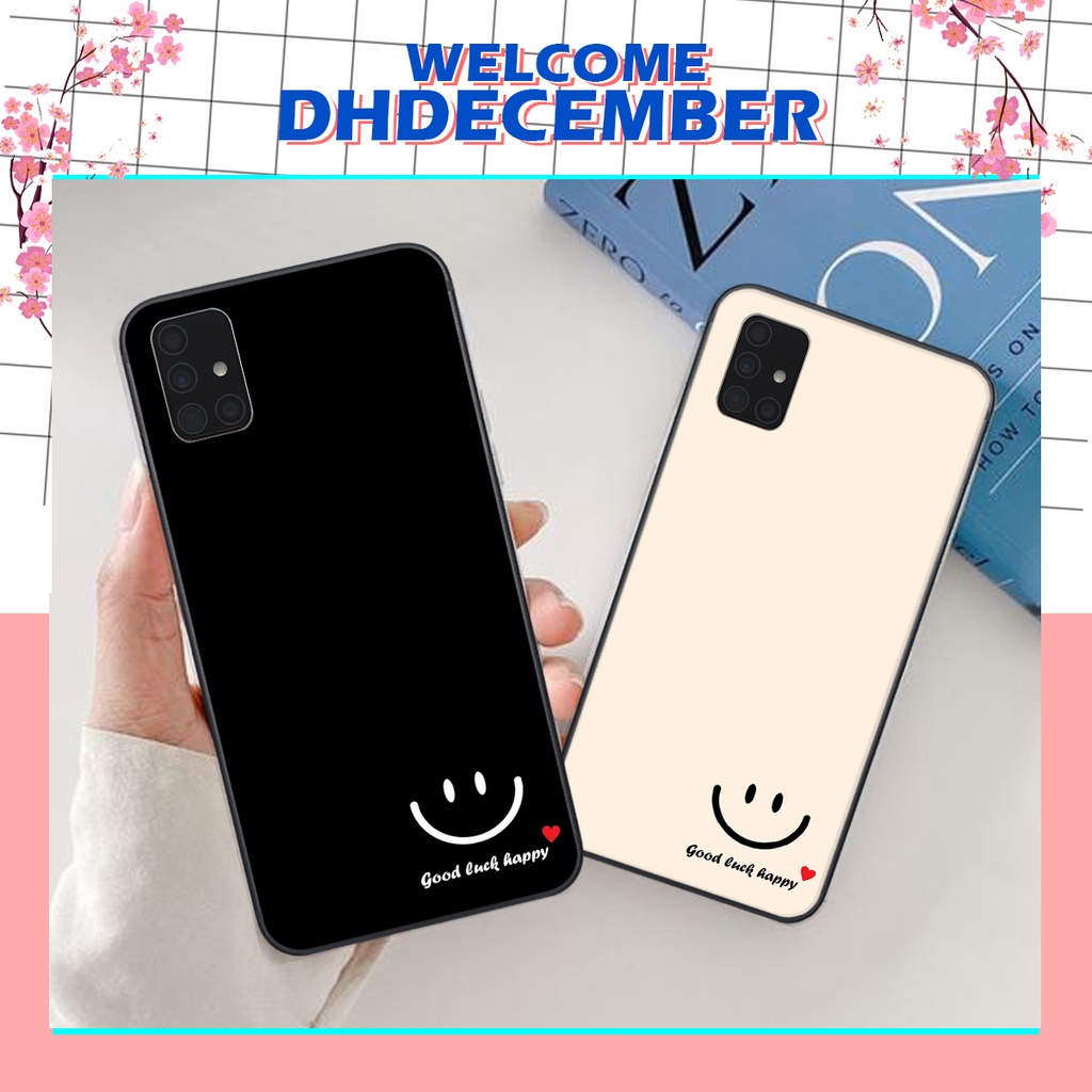 Ốp lưng Samsung  A51 / A71 in hình nice ,good luck happy ốp xinh viền dẻo đẹp chất