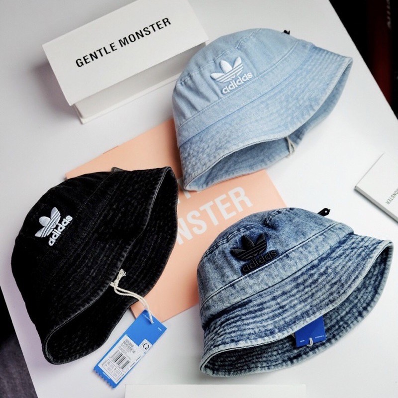 Nón bucket jean thêu ADD
