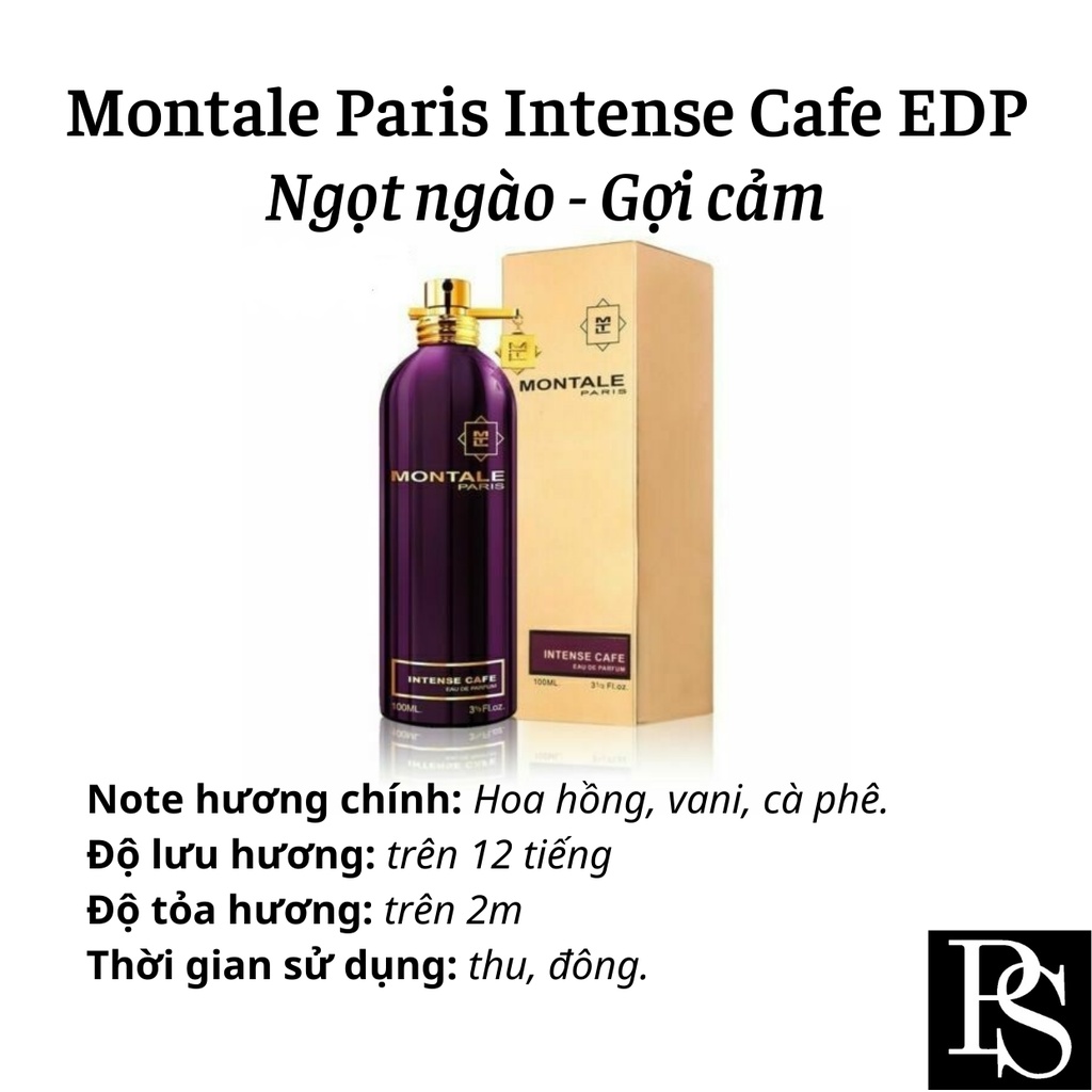 Nước hoa chính hãng Cao cấp - Montale Paris Intense Cafe
