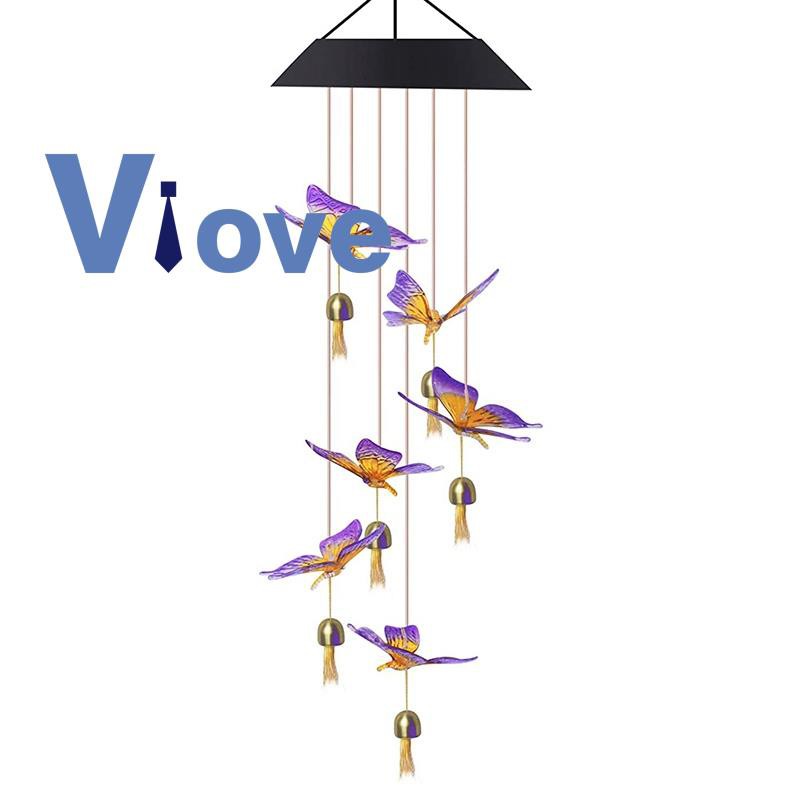 Color Changing Wind Chime,Wind Bell Light for Home Garden Decoration