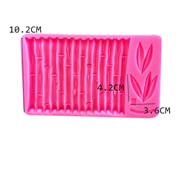 Khuôn silicon 4D ốp bánh cây tre Mã H5KK0S