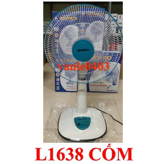 Quạt senko L1638 thay thế L1338, quạt lửng senko B4 thân nhựa chính hãng