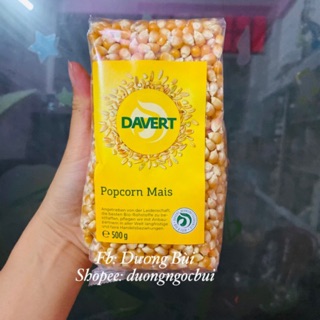 [Date 03/2022]Ngô hạt hữu cơ Davert/Bắp hạt hữu cơ 500gr làm bỏng ngô