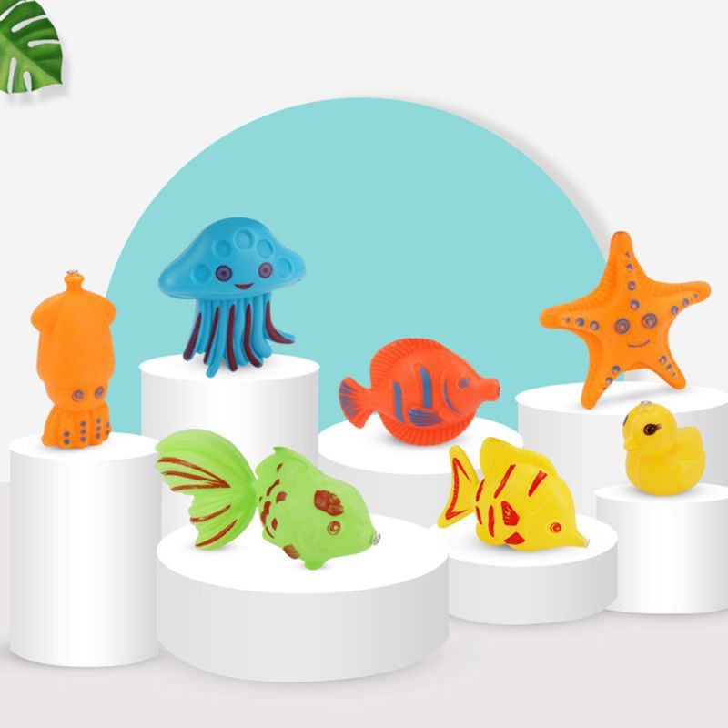 Set 30 / 52 Đồ Chơi Câu Cá Nam Châm Bằng Nhựa Cho Bé