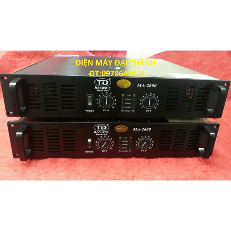 Cục đẩy công suất TD Acoustic Ma 2600