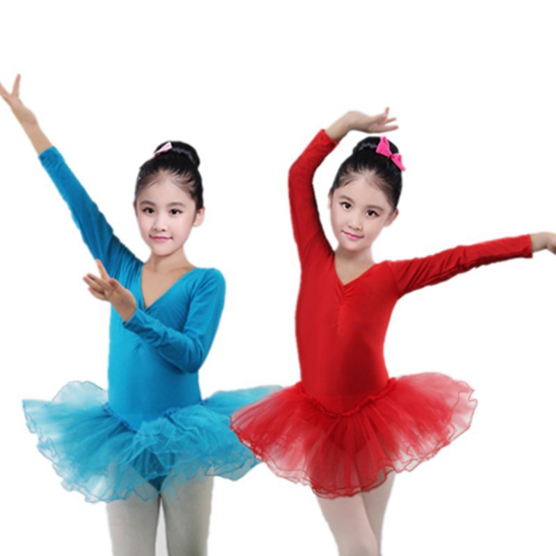 Váy tập múa ballet thiết kế đáng yêu xinh xắn cho bé gái