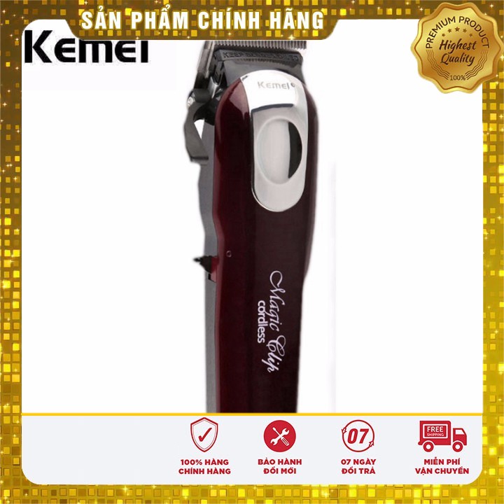 Tông đơ Magic Clip Kemei 2600 bản NEW kèm cữ 1,5 & 4,5