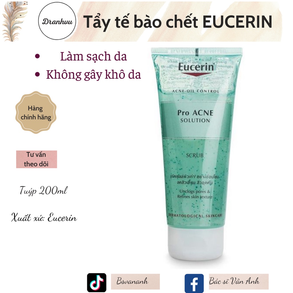 Gel tẩy tế bào chết Pro ACNE Solution Scrub euceri