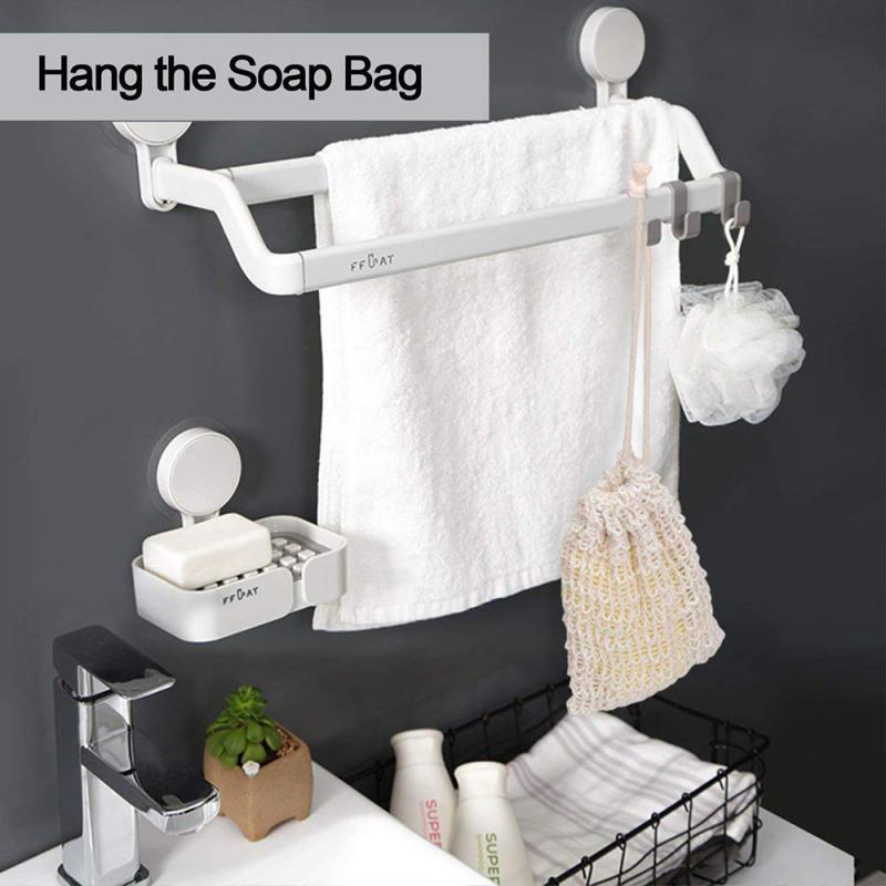 (Hàng Mới Về) 1 Túi Lưới Cotton Đựng Xà Phòng Mát Xa Tẩy Tế Bào Chết
