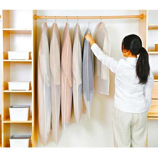 Túi dày to bọc quần áo treo tủ chống bụi có khóa kéo tiện dụng chống thấm đa năng nhiều size thoitrangnu