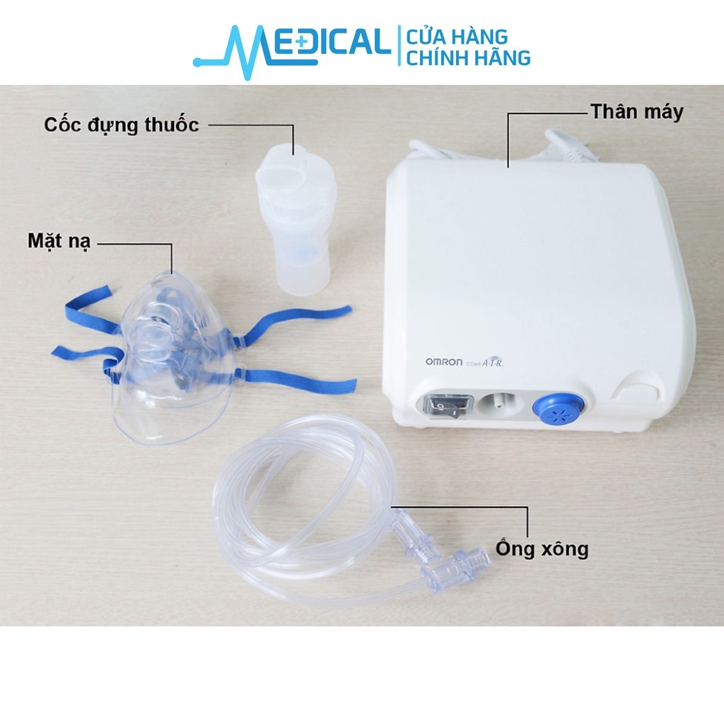 Bầu xông dùng cho máy phun khí dung OMRON NE-C28/NE-C29/NE-C106/NE-C101/NE-C801/NE-C900 chính hãng- MEDICAL