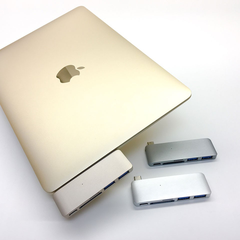 Cổng chuyển HyperDrive 5-in-1 USB-C Hub cho Macbook, Laptop &amp; Devices - HD21B - Hàng chính hãng