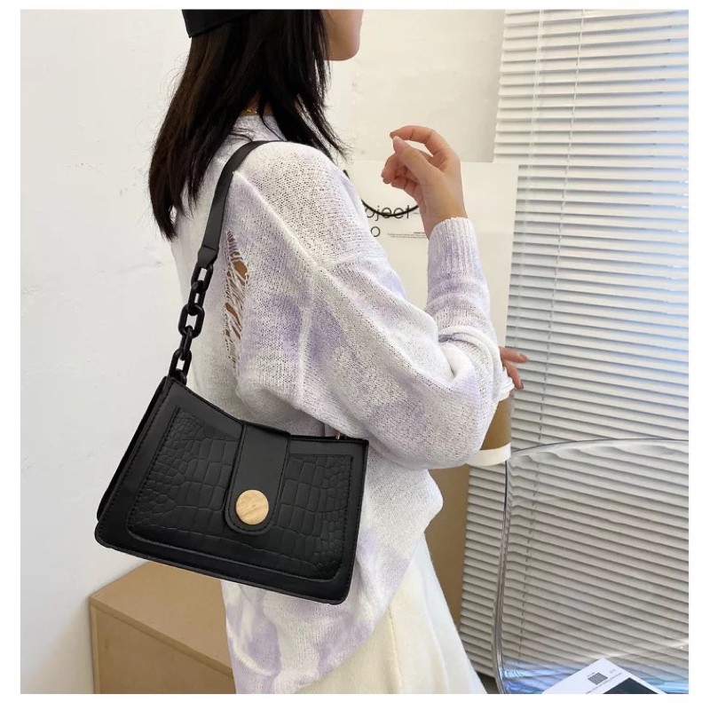 [Mã FAMAYWA2 giảm 10k đơn từ 50k] Túi Xách Nữ/ Túi Đeo Vai Xích Nhựa Phối Da Cao Cấp TX23 | BigBuy360 - bigbuy360.vn