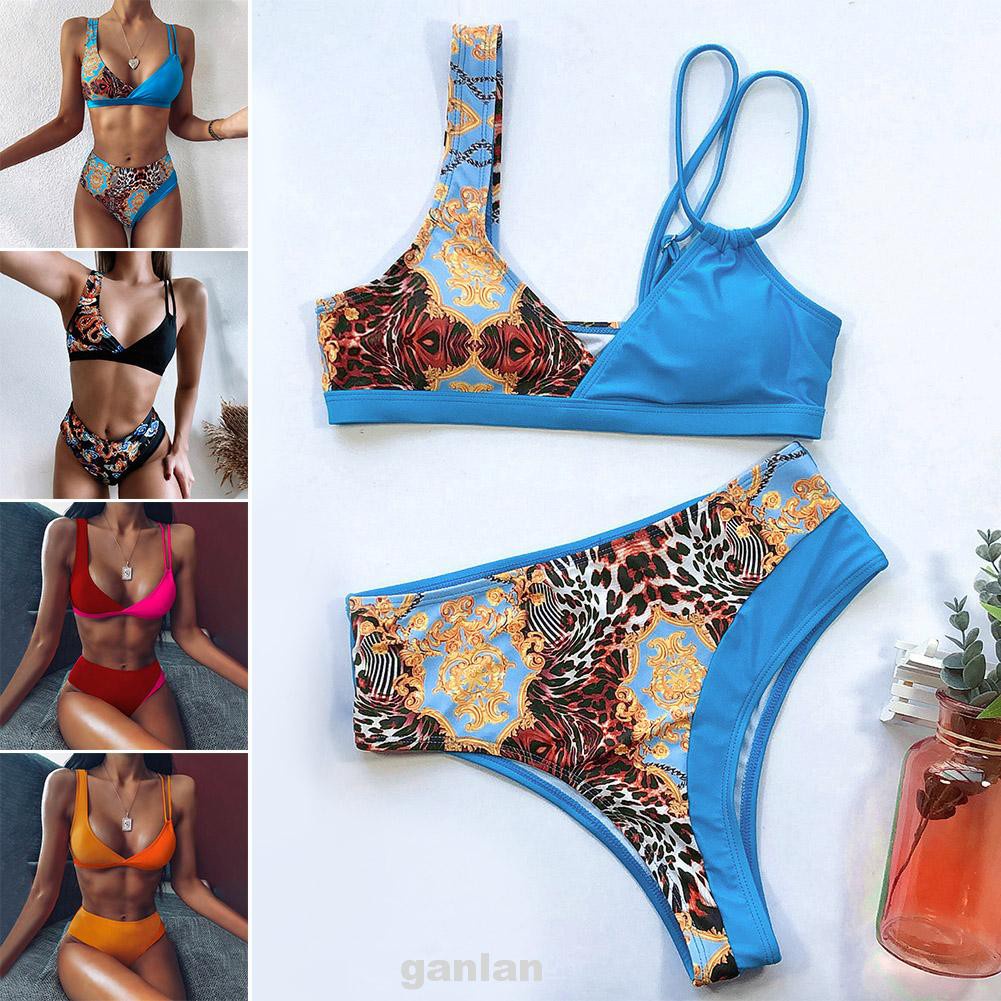Bộ Bikini Hai Mảnh Màu Gradient Hở Lưng Có Mút Nâng Ngực Quyến Rũ Cho Nữ | BigBuy360 - bigbuy360.vn