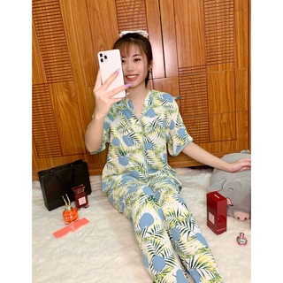 Đồ ngủ Pijama cánh dơi mango họa tiết