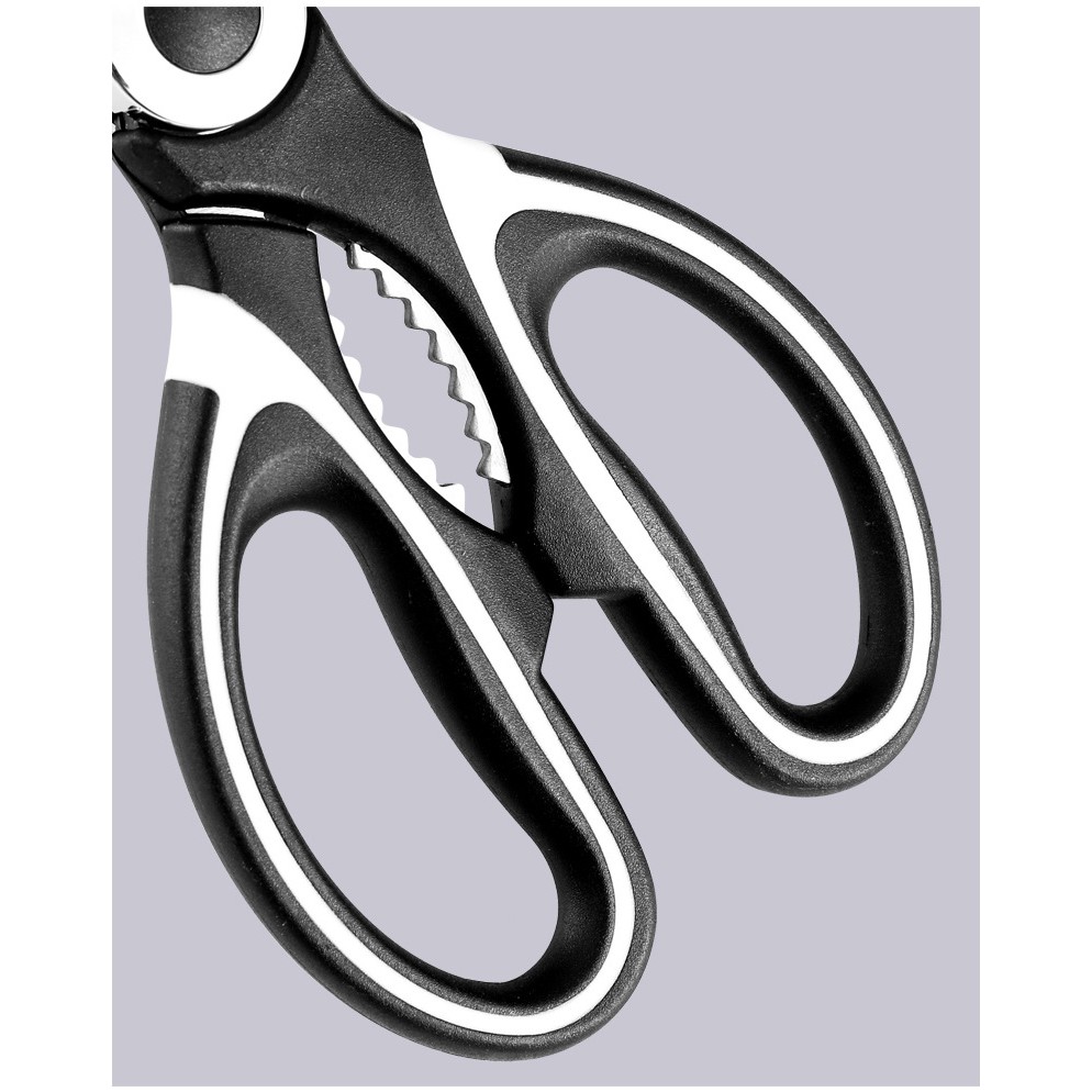 Kéo Cắt Gà, Làm Cá Chịu Lực Độ Cứng Cao Viền Đen Tiện Dụng Cho Nhà Bếp - Dumi Shop